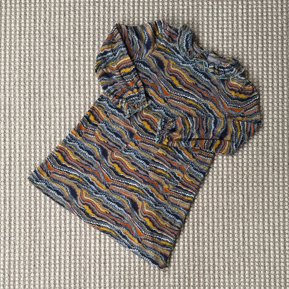 Misha & Puff Marbled-Print Dress